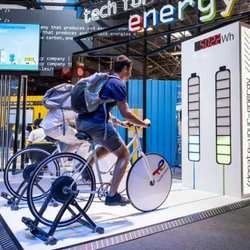 Bicicleta Energía LED - Animación para eventos Barcelona