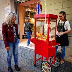 Carrito de Palomitas - Animación para eventos Barcelona