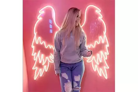 Alas de Ángel LED - Dediversia Barcelona