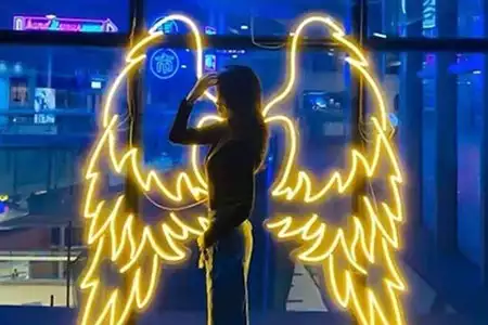 Alas de Ángel LED - Dediversia Barcelona