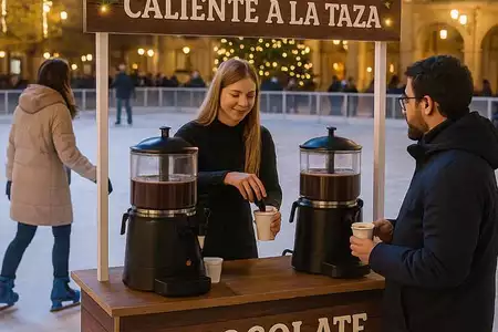 Máquina de Chocolate Caliente - Dediversia Barcelona