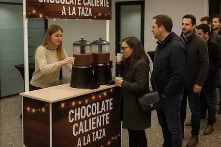 Máquina de Chocolate Caliente - Dediversia Barcelona
