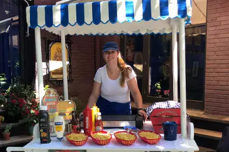 Carrito de Hamburguesas - Dediversia Barcelona
