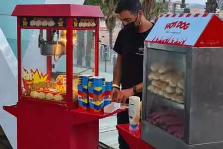 Carrito de Hot Dogs - Dediversia Barcelona