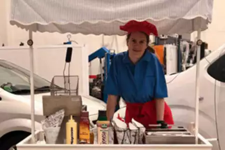 Carrito de Patatas Fritas - Dediversia Barcelona