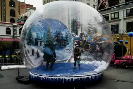 Photocall Bola de Navidad - Dediversia Barcelona
