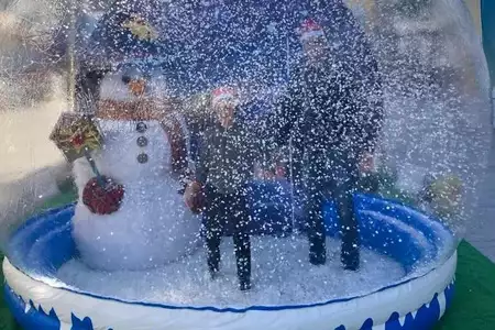 Photocall Bola de Navidad - Dediversia Barcelona