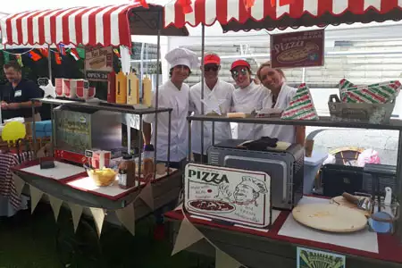 Carrito de Pizzas - Dediversia Barcelona