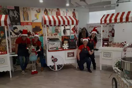 Carrito de Pizzas - Dediversia Barcelona