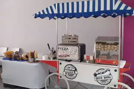 Carrito de Pizzas - Dediversia Barcelona