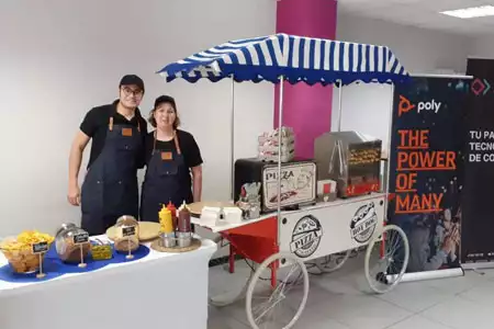 Carrito de Pizzas - Dediversia Barcelona