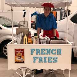 Carrito de Patatas Fritas - Animación para eventos Barcelona
