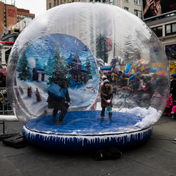 Photocall Bola de Navidad - Animación para eventos Barcelona