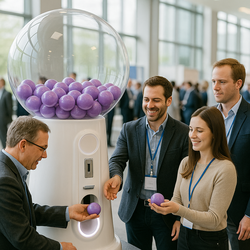 Máquina de Premios con Bolas - Alquiler para eventos Barcelona