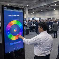 Ruleta Digital Promocional - Alquiler para eventos Barcelona